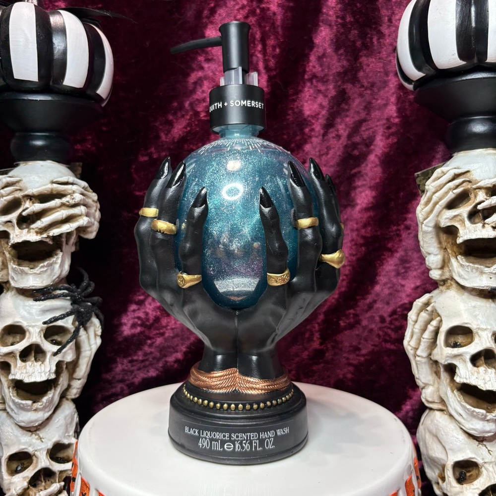 Halloween Spooky Season Fortune Teller Crystal Ball Black Liquorice Hand Soap - Picture 4 of 12